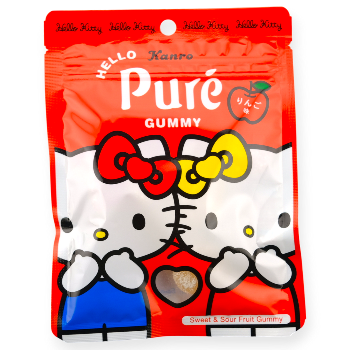 Kanro ✦ Puré Hello Kitty Gummy ✦ Apple