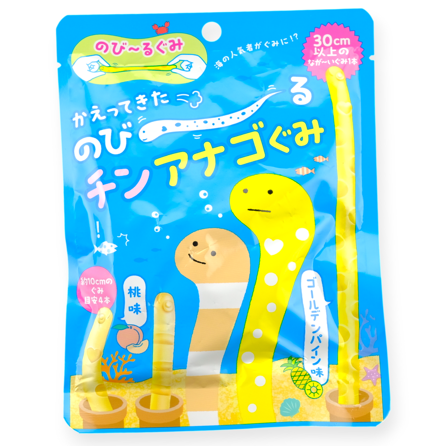 North Colors ✦ Garden Eel Gummy ✦ Pineapple & Peach