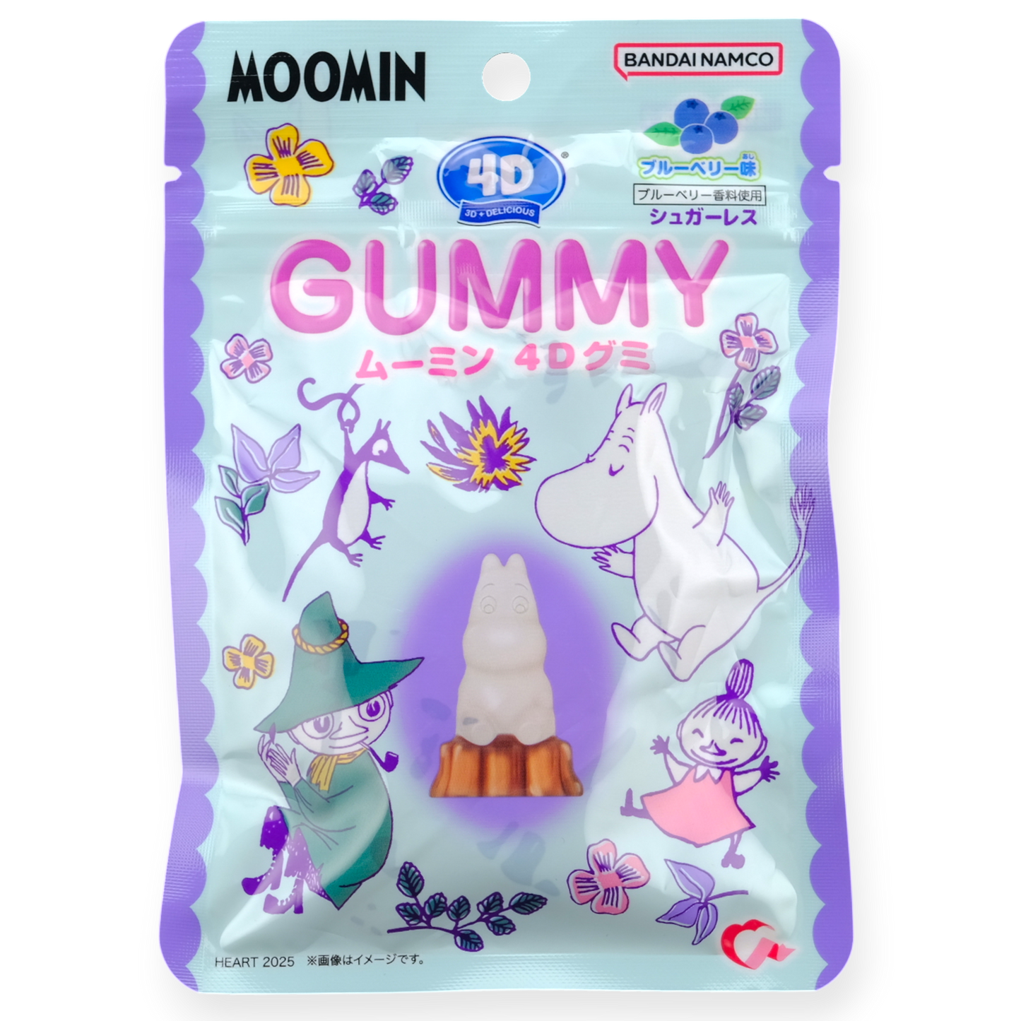 Bandai ✦ Gominola Moomin ✦ Arándano