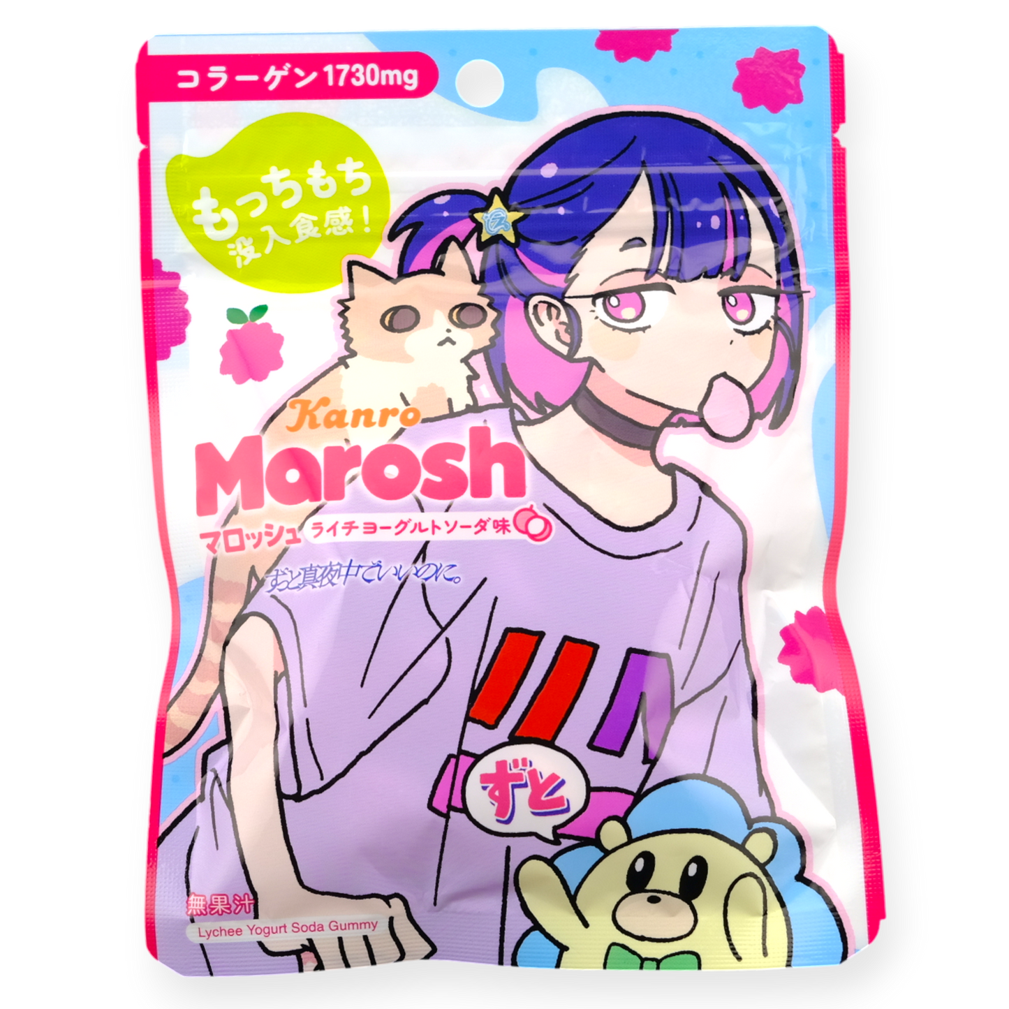 Kanro MAROSH x ZUTOMAYO Gummy ✦ Lychee ✦ Japanese Candy