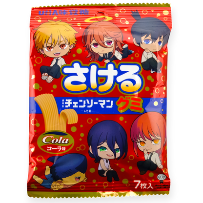 UHA Sakeru x Chainsaw Man Gummy ✦ Fizzy Cola ✦ Japanese Candy