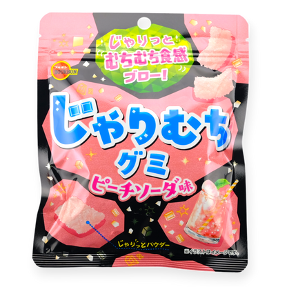 Bourbon Sharimoni Gummy ✦ Peach Soda ✦ Japanese Candy