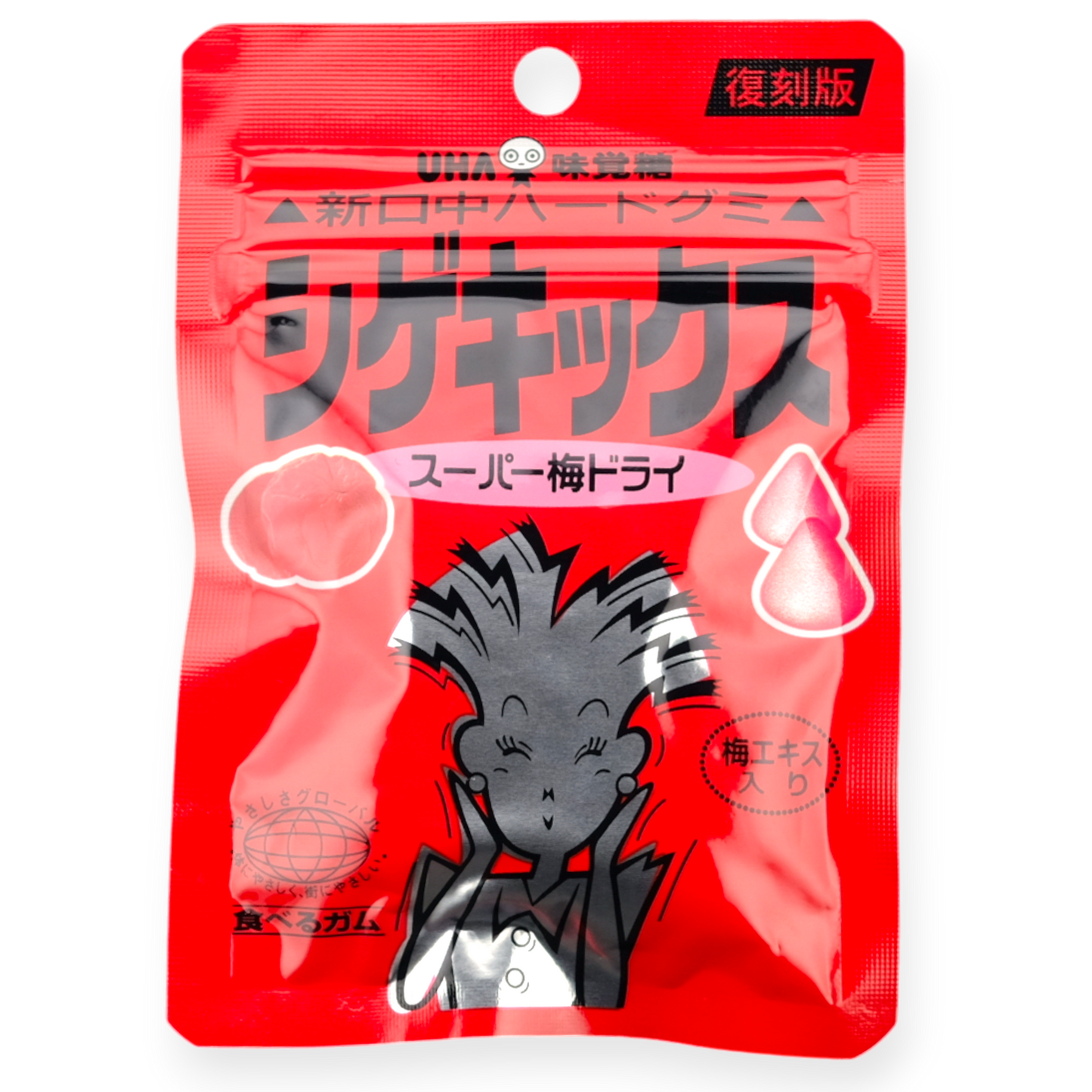 UHA ✦ Shigekix Saure Gummibonbons ✦ Intensive Pflaume