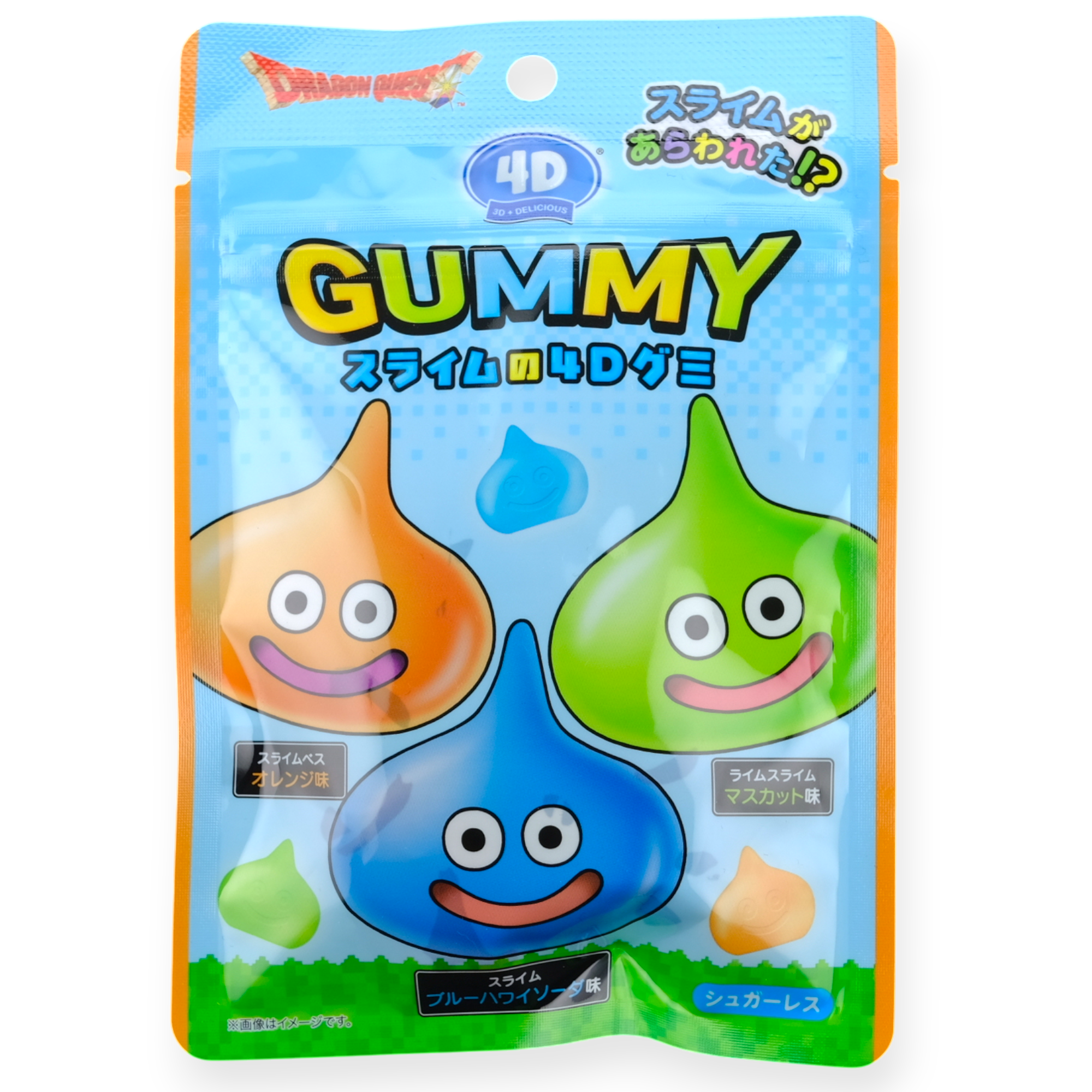 Bandai ✦ Dragon Quest 4D Slime Gummy ✦ Mixed Fruit