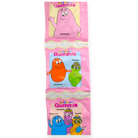 Wismettac Foods Barbapapa Gummy ✦ Mixed Flavors (4-Pack) ✦ Japanese Candy