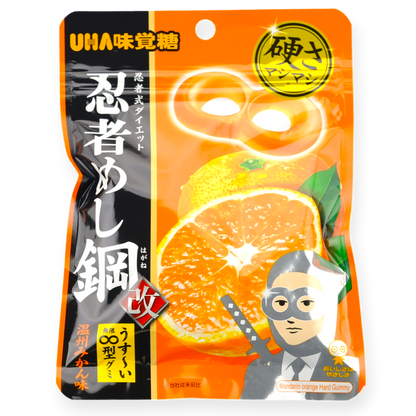 UHA Ninja Meshi Hard Gummy ✦ Orange ✦ Japanese Candy