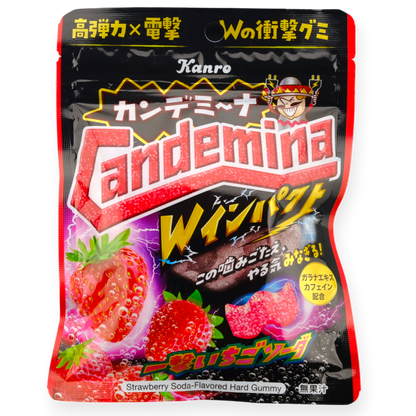 Kanro ✦ Gomitas energéticas Candemina ✦ Refresco de fresa