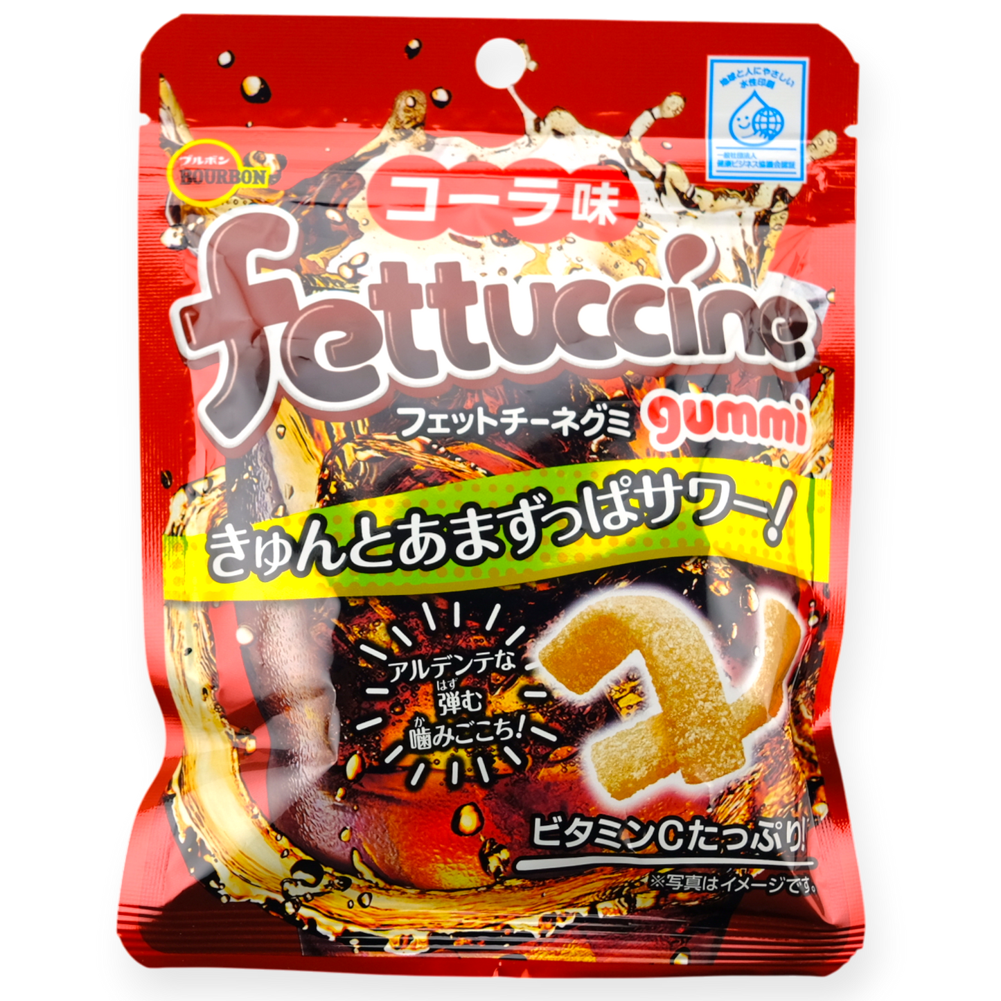 Bourbon Fettuccine Gummy ✦ Cola ✦ Japanese Candy