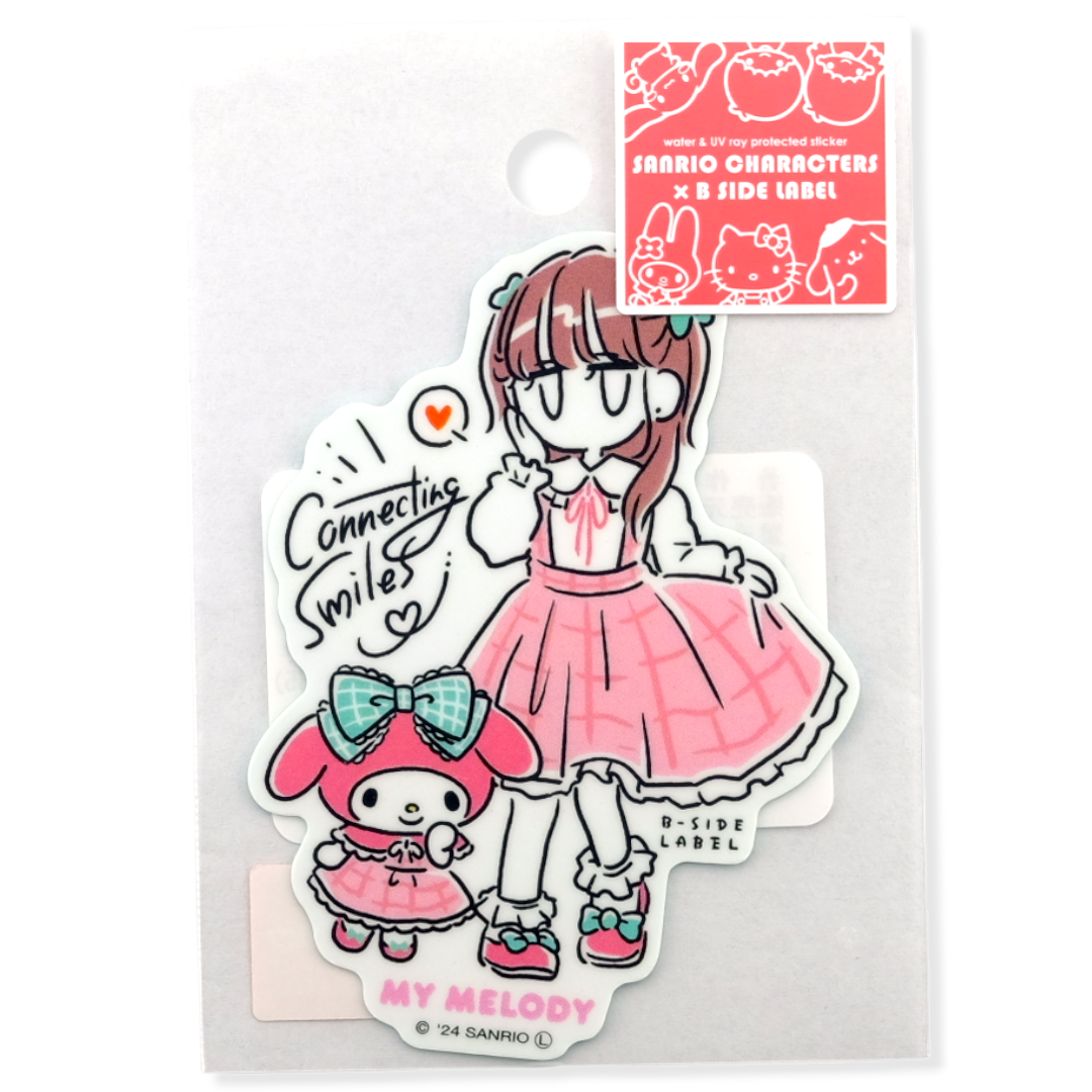 Sanrio My Melody & Girl ✦ B-Side Label Sticker