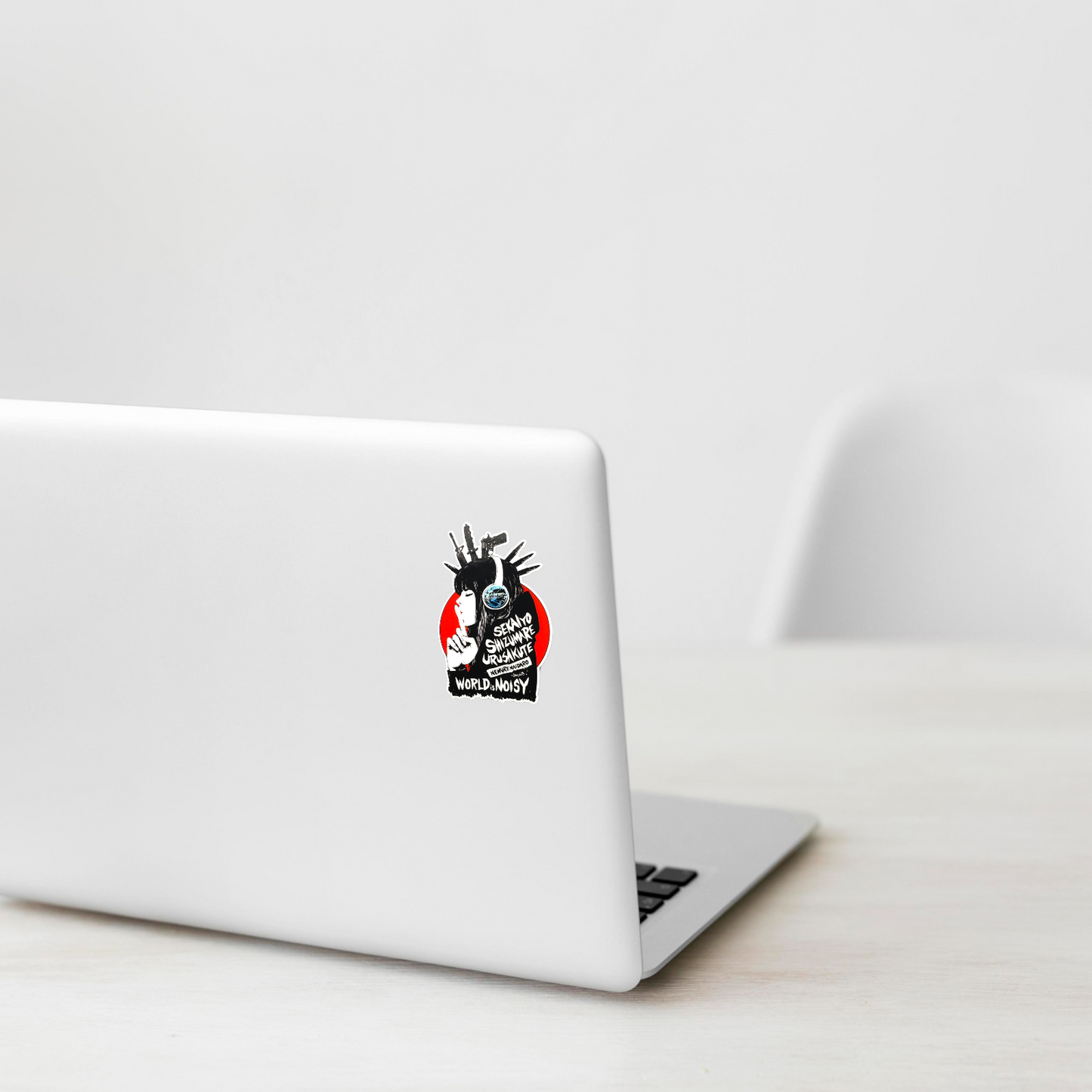 Beruhige diese chaotische Welt ✦ B-Side Label Sticker