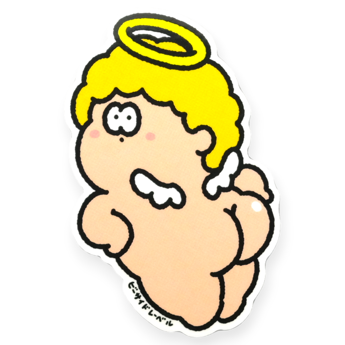 Cheeky Little Angel ✦ B-Side Label Sticker