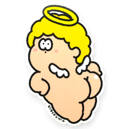 Cheeky Little Angel ✦ B-Side Label Sticker