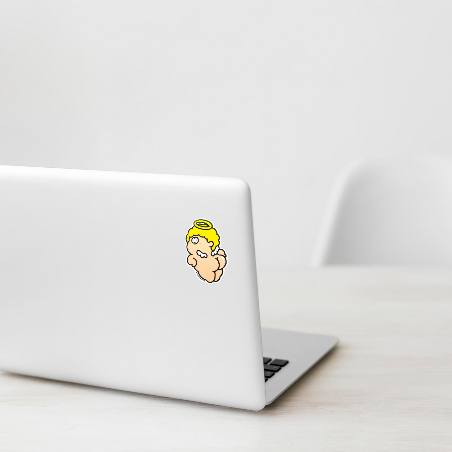 Cheeky Little Angel ✦ B-Side Label Sticker