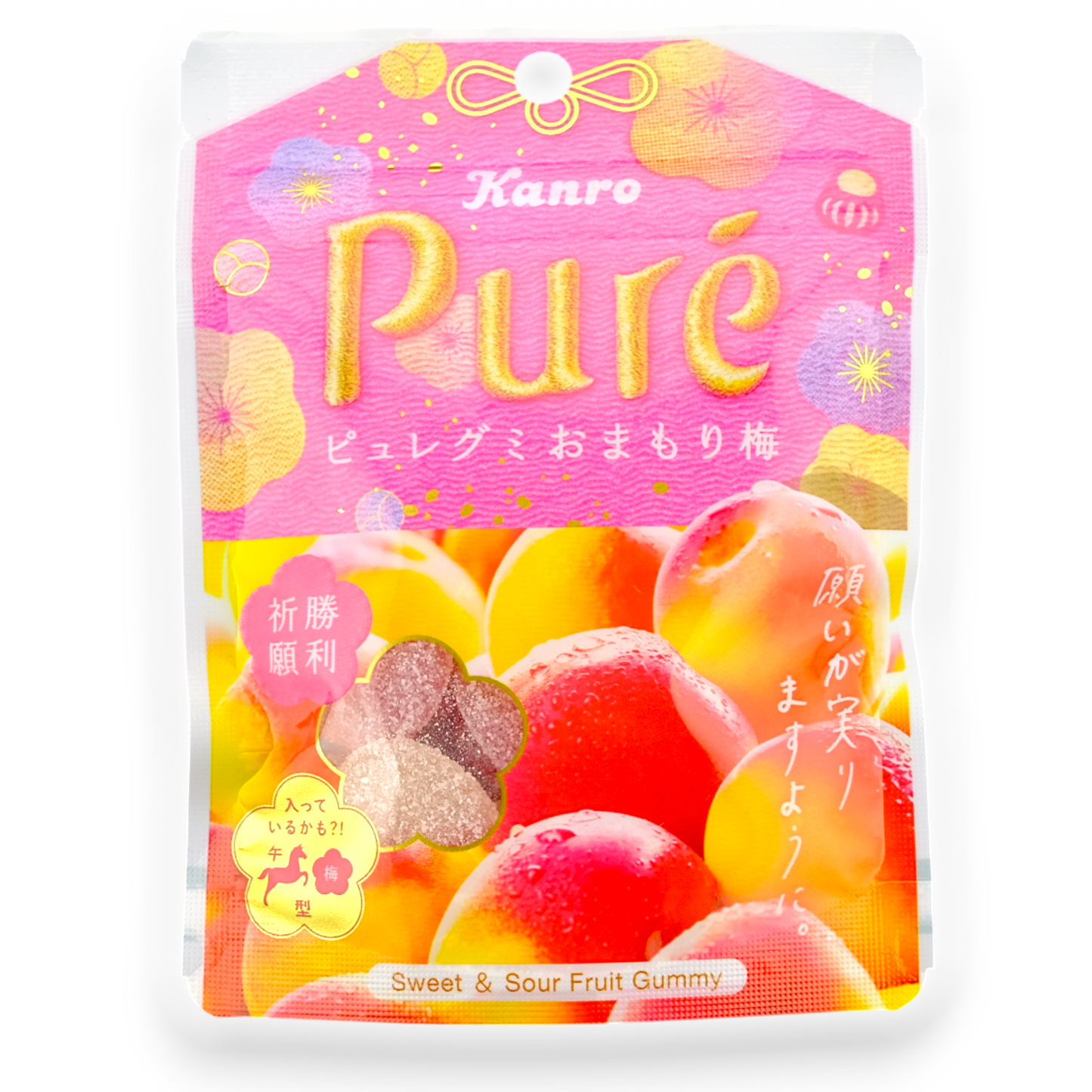 Kanro ✦ Puré Gummy ✦ Pflaume
