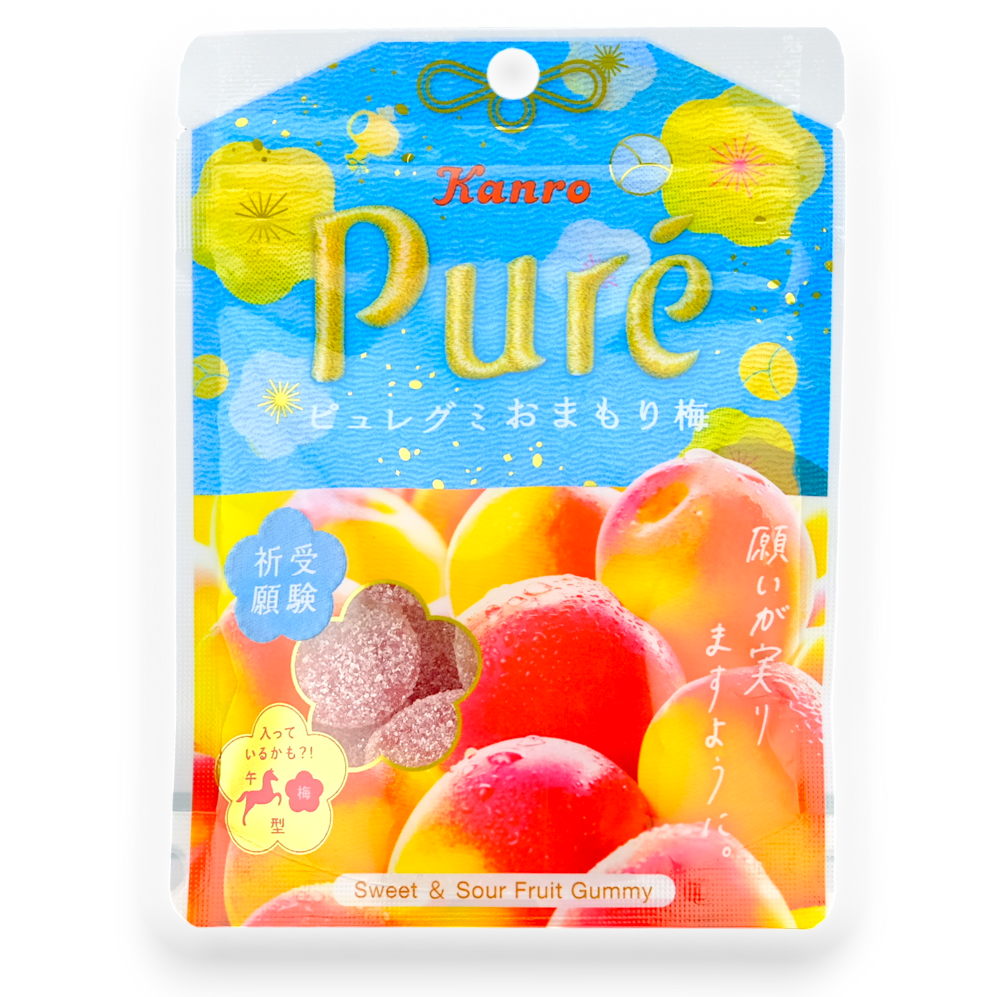 Kanro ✦ Puré Gummy ✦ Pflaume