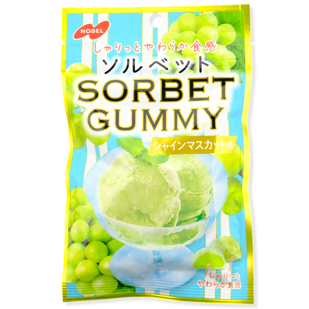 Nobel Sorbet Gummy Bundle ✦ Peach, Muscat, & Kyoho Grape ✦ Japanese Candy