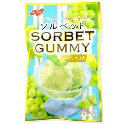 Nobel Sorbet Gummy Bundle ✦ Peach, Muscat, & Kyoho Grape ✦ Japanese Candy