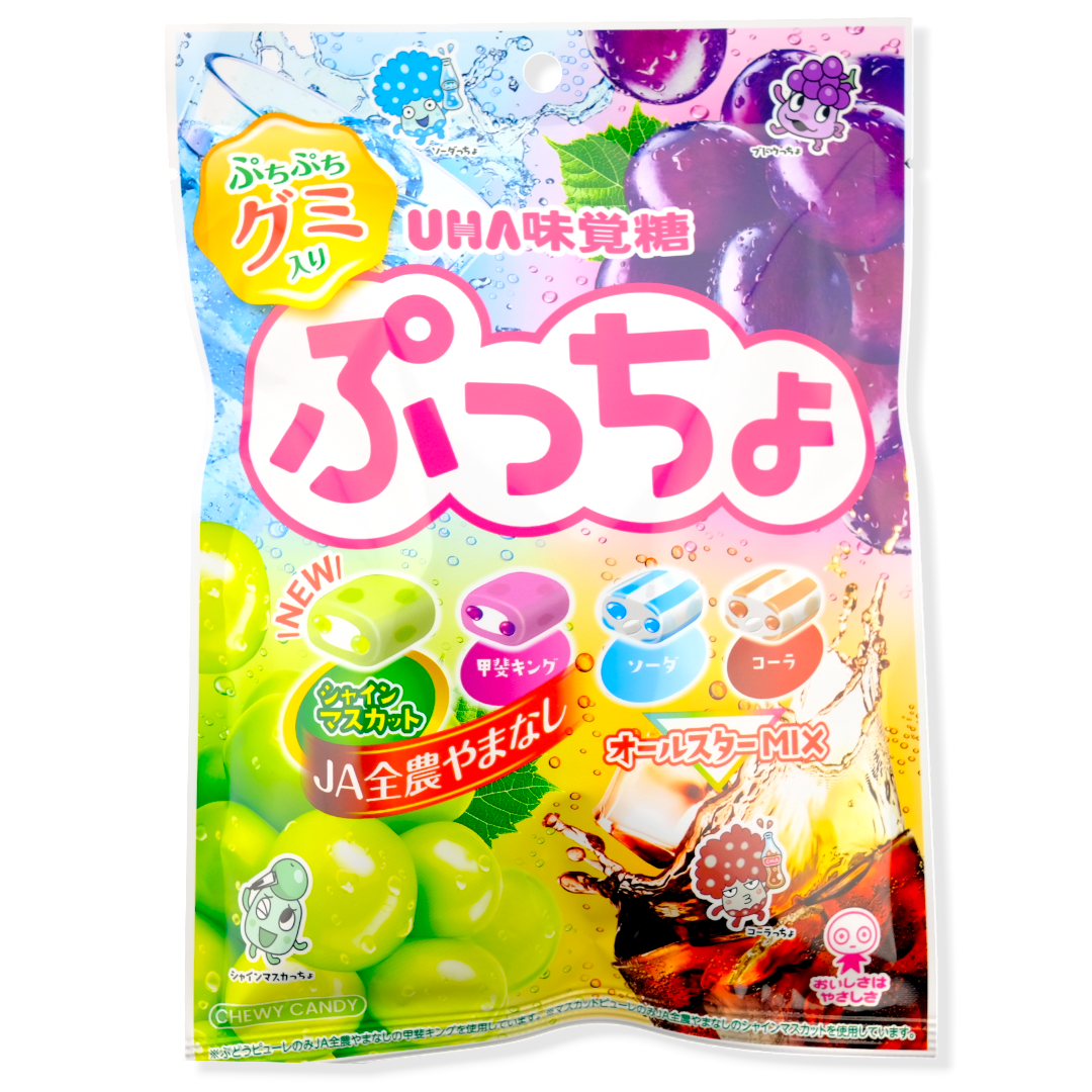 UHA ✦ Puccho Gummy ✦ Gemischte Limonade & Frucht