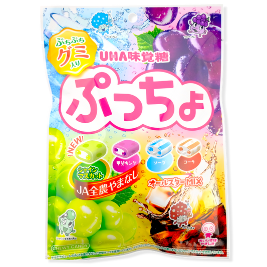UHA Puccho Candy Chew ✦ Mixed Soda & Fruit ✦ Japanese Candy