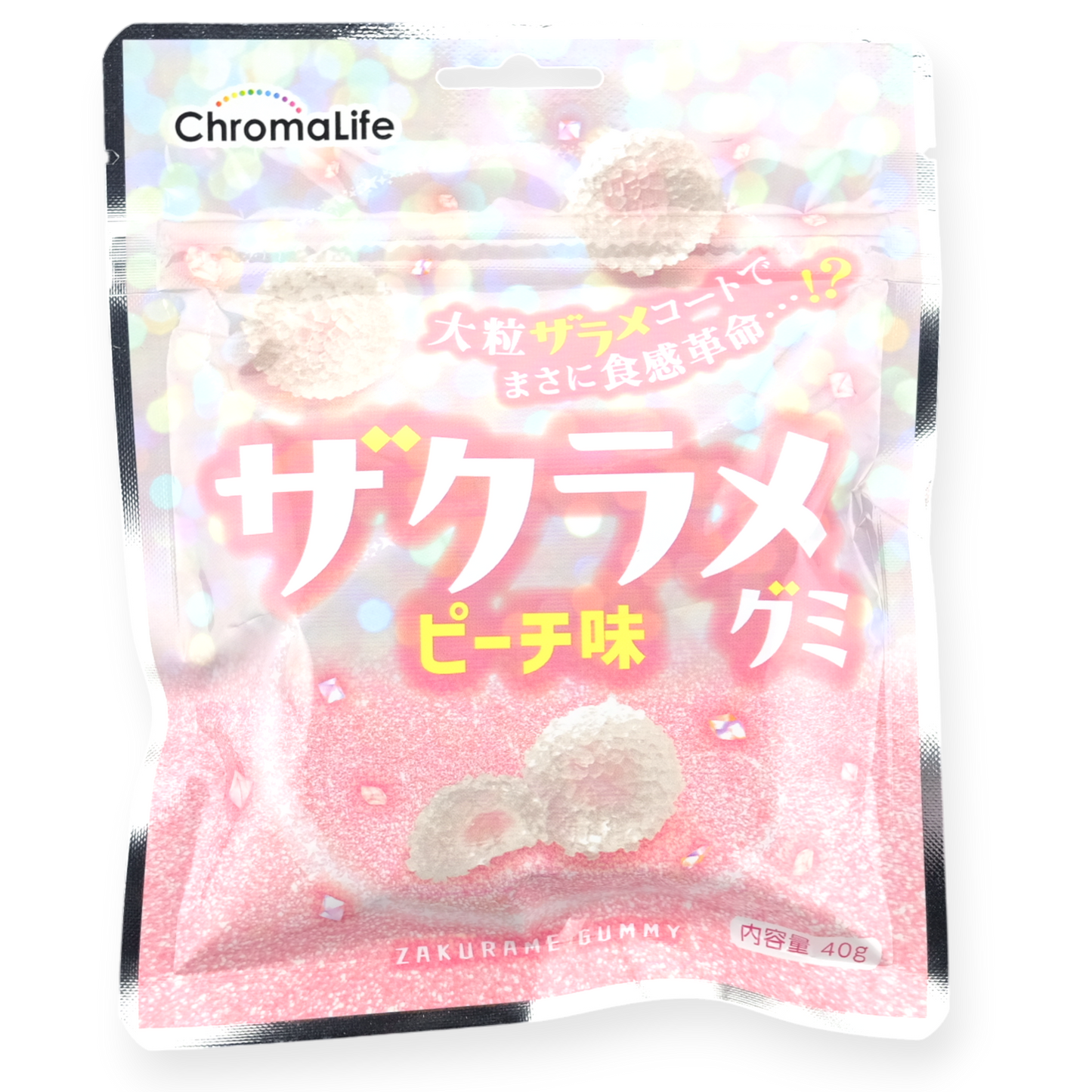 ChromaLife ✦ Knusprig ummanteltes Gummibärchen ✦ Pfirsich