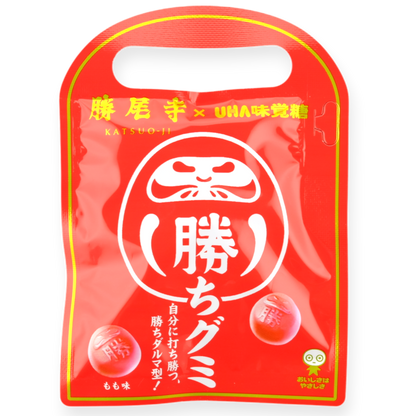 UHA Katsuoji Victory Gummy ✦ Peach ✦ Japanese Candy