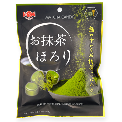 Nissin Matcha-Filled Hard Candy ✦ Japanese Candy