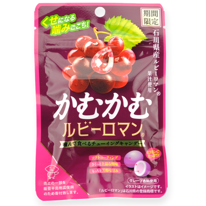 Mitsubishi Foods Kamu Kamu Chews ✦ Ruby Grape ✦ Japanese Candy