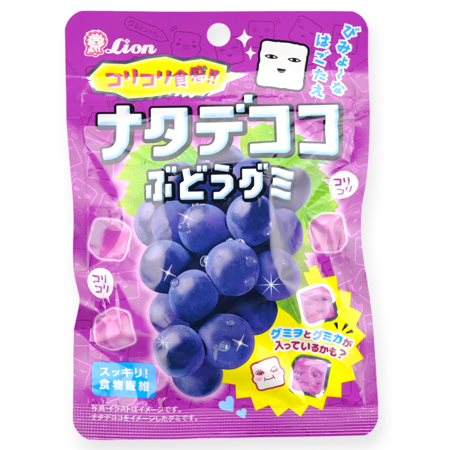 Lion Nata De Coco Gummy ✦ Grape ✦ Japanese Candy