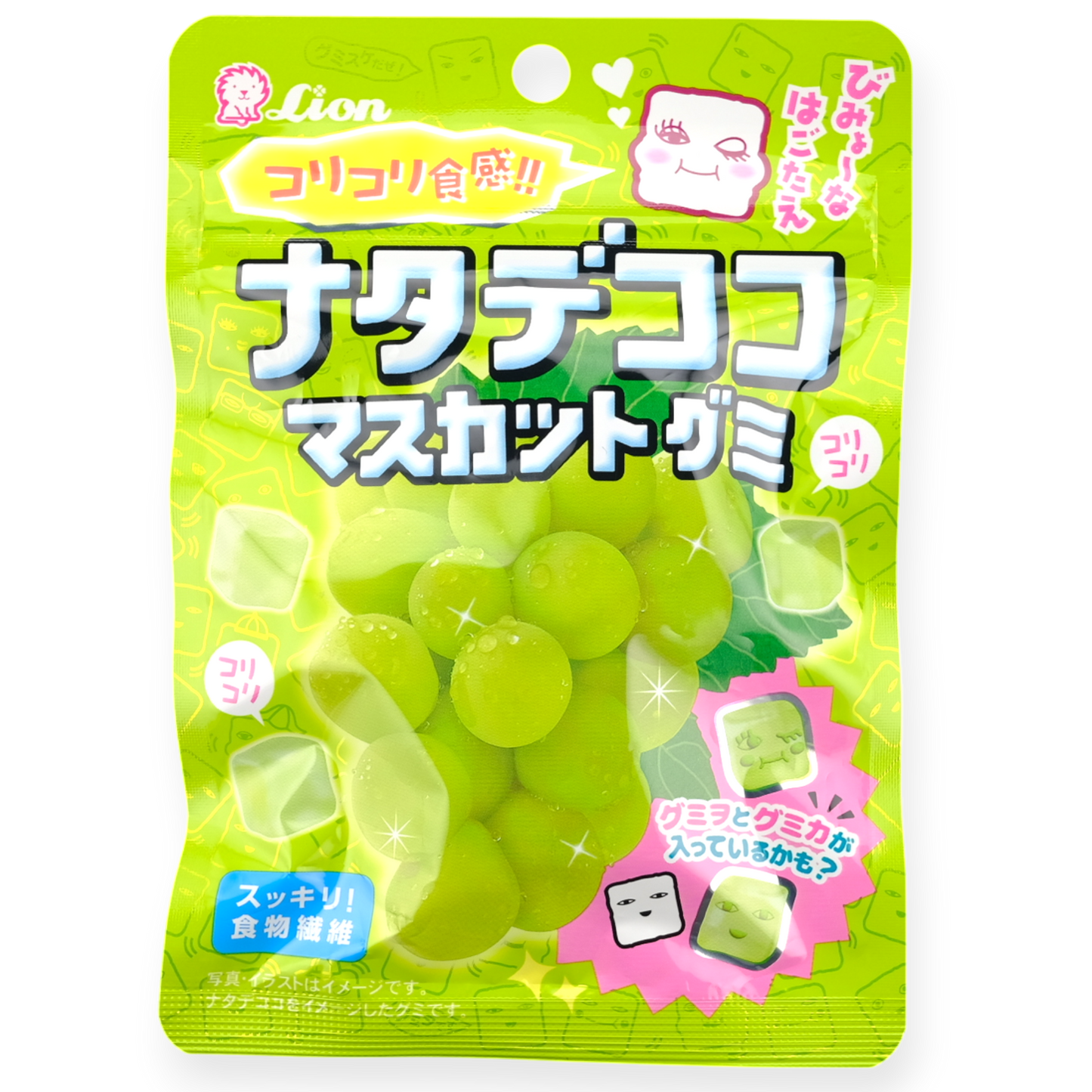 Lion Nata De Coco Gummy ✦ Muscat Grape ✦ Japanese Candy