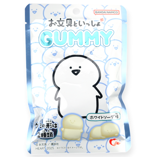 Bandai Stationery Characters Gummy ✦ White Soda ✦ Japanese Candy