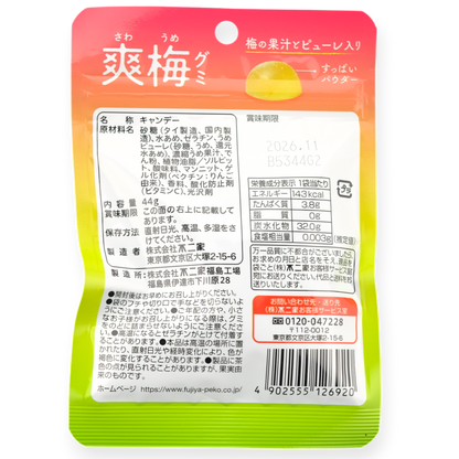 Fujiya Sour Sweet Gummy ✦ Plum ✦ Japanese Candy