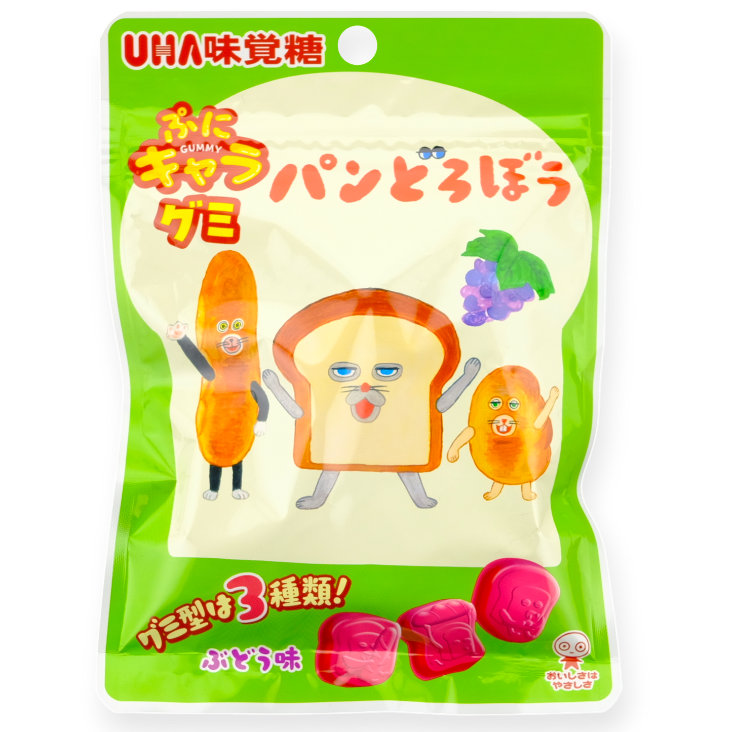 UHA ✦ Bread Thief Characters Gummy ✦ Traube