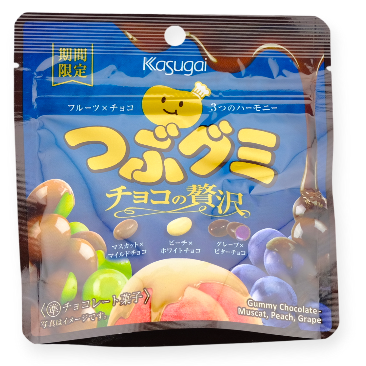 Kasugai Tsubu Luxury Chocolate Gummy ✦ Fruit Mix ✦ Japanese Candy