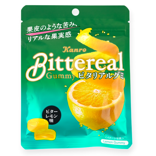 Kanro Bittereal Gummy ✦ Bitter Lemon ✦ Japanese Candy