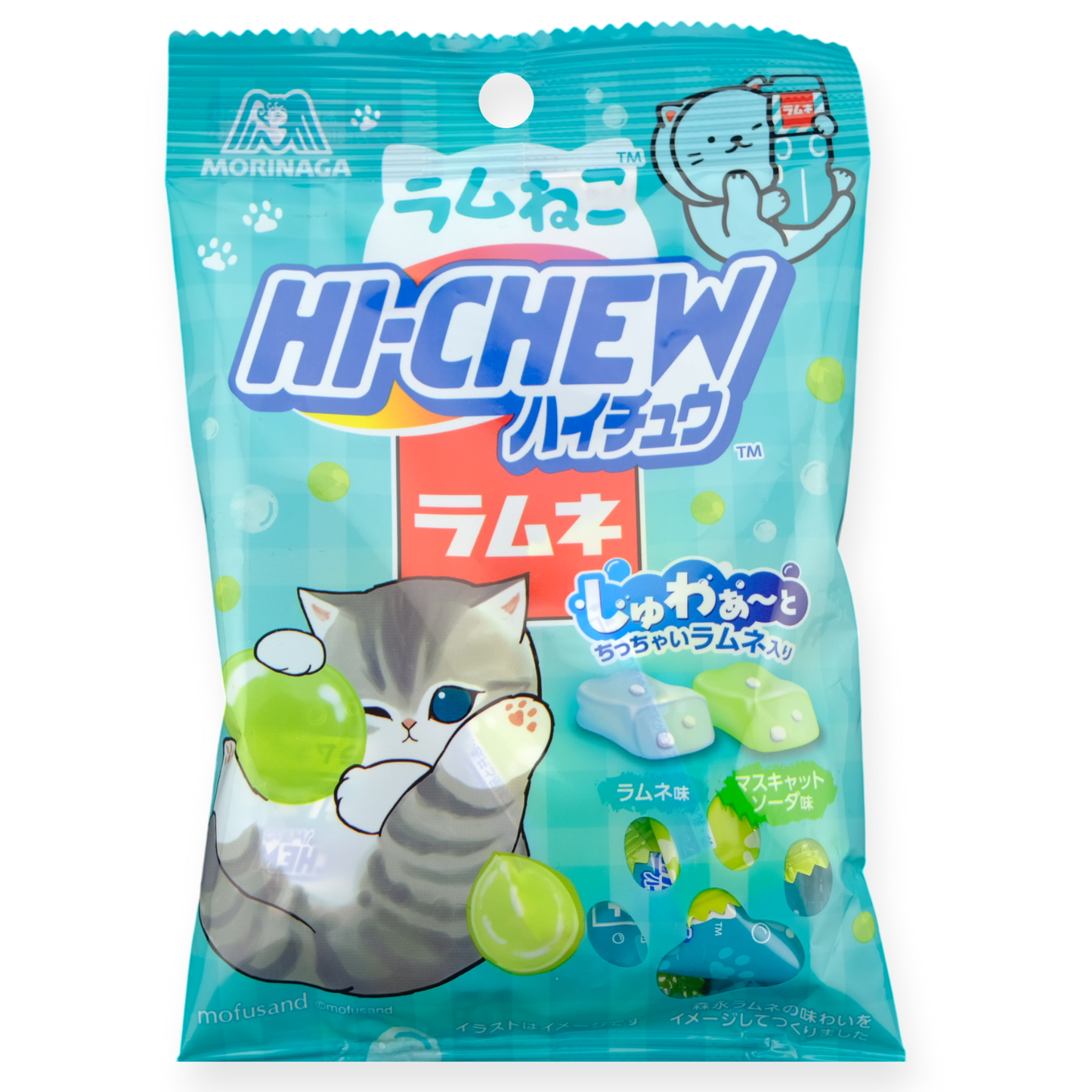 Morinaga ✦ Gato Mofusand x Hi-Chew ✦ Soda Surtida
