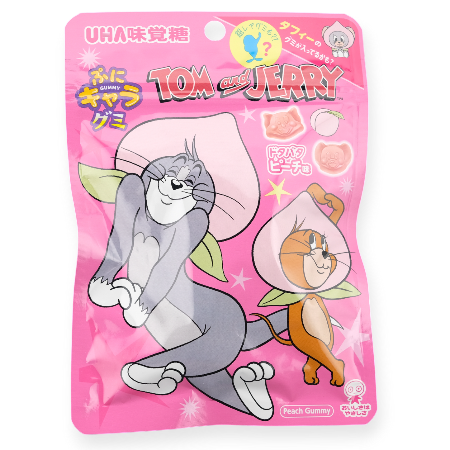 UHA Tom & Jerry Gummy ✦ Peach ✦ Japanese Candy