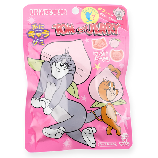 UHA Tom & Jerry Gummy ✦ Peach ✦ Japanese Candy