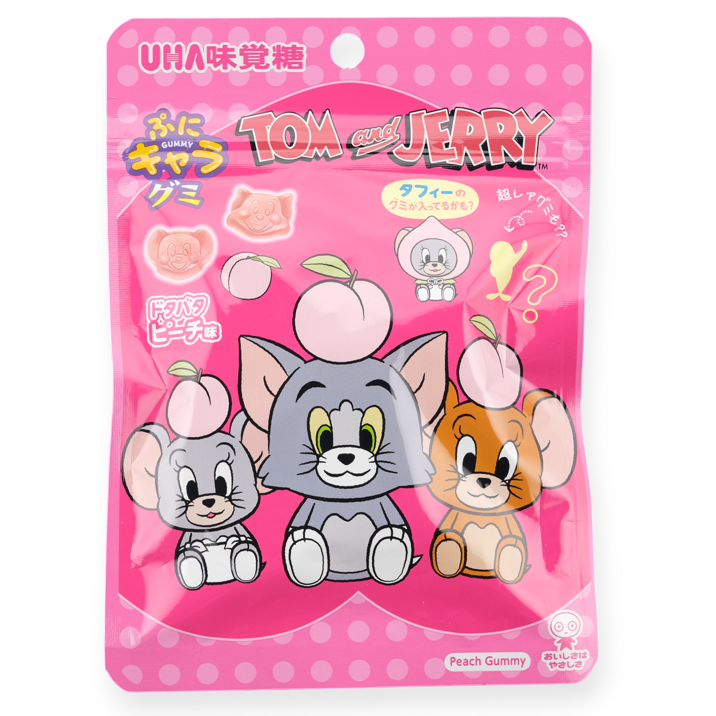 UHA Tom & Jerry Gummy ✦ Peach ✦ Japanese Candy