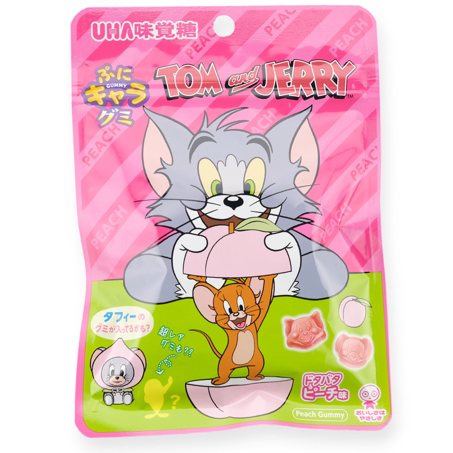 UHA Tom & Jerry Gummy ✦ Peach ✦ Japanese Candy