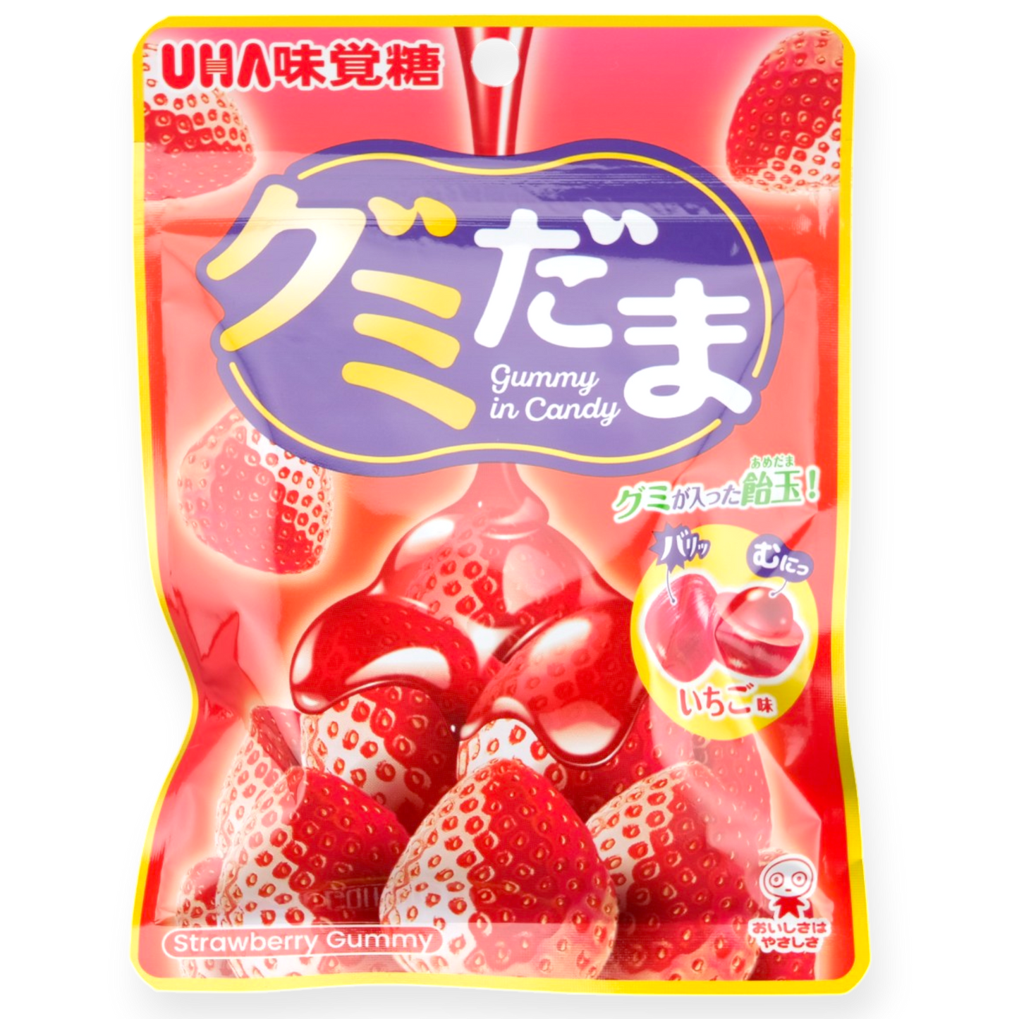 UHA ✦ Caramelo Gummy-Core ✦ Fresa