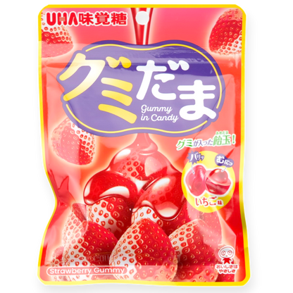 UHA ✦ Caramelo Gummy-Core ✦ Fresa