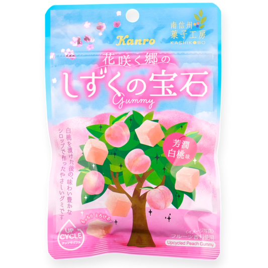 Kanro Orchard Gem Gummy ✦ Peach ✦ Japanese Candy