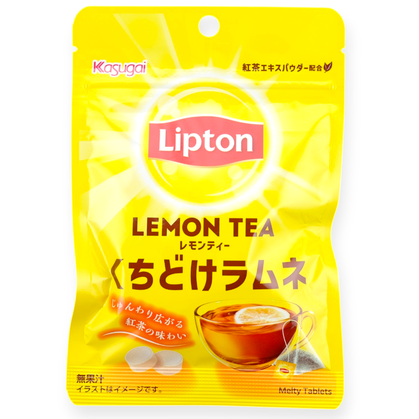 Kasugai Lipton Lemon Tea Ramune ✦ Japanese Candy