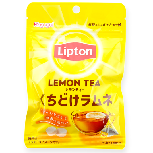 Kasugai Lipton Lemon Tea Ramune ✦ Japanese Candy