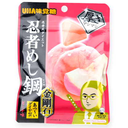UHA Ninja Meshi Diamond Gummy ✦ Peach ✦ Japanese Candy