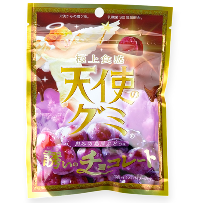 Idea Package Angel Chocolate-Covered Gummy ✦ Grape ✦ Japanese Candy