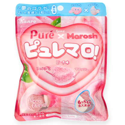 Kanro Puré x Marosh Collab Gummy ✦ Peach ✦ Japanese Candy