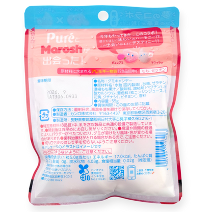 Kanro Puré x Marosh Collab Gummy ✦ Peach ✦ Japanese Candy