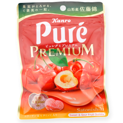 Kanro ✦ Puré Premium Gummy ✦ Kirsche