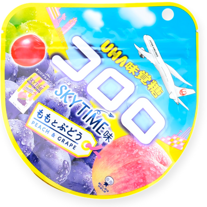 UHA Kororo Japan Airlines Gummy ✦ Peach & Grape ✦ Japanese Candy